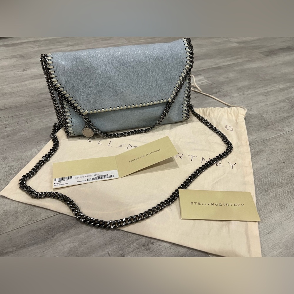 100% authentic Stella McCartney Mini Falabella Shaggy Deer Shoulder Bag